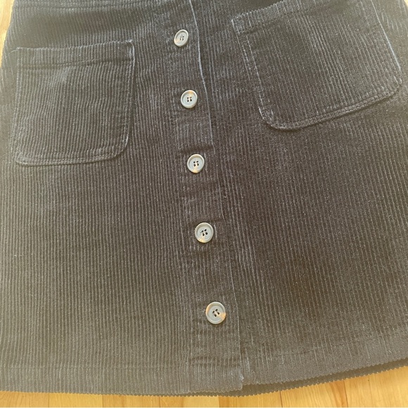 La petite étoile Paris Black Corduroy Mini Skirt Jumper - Sz 1 - Picture 6 of 16